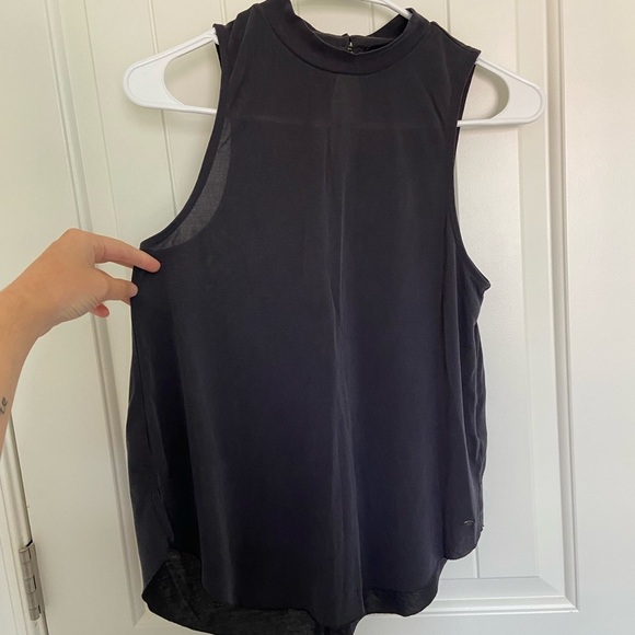 EUC | American Eagle women’s soft & sexy sueded‎ high neck tank top — XS - Picture 2 of 6